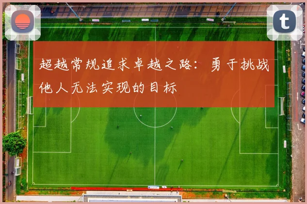 超越常规追求卓越之路：勇于挑战他人无法实现的目标